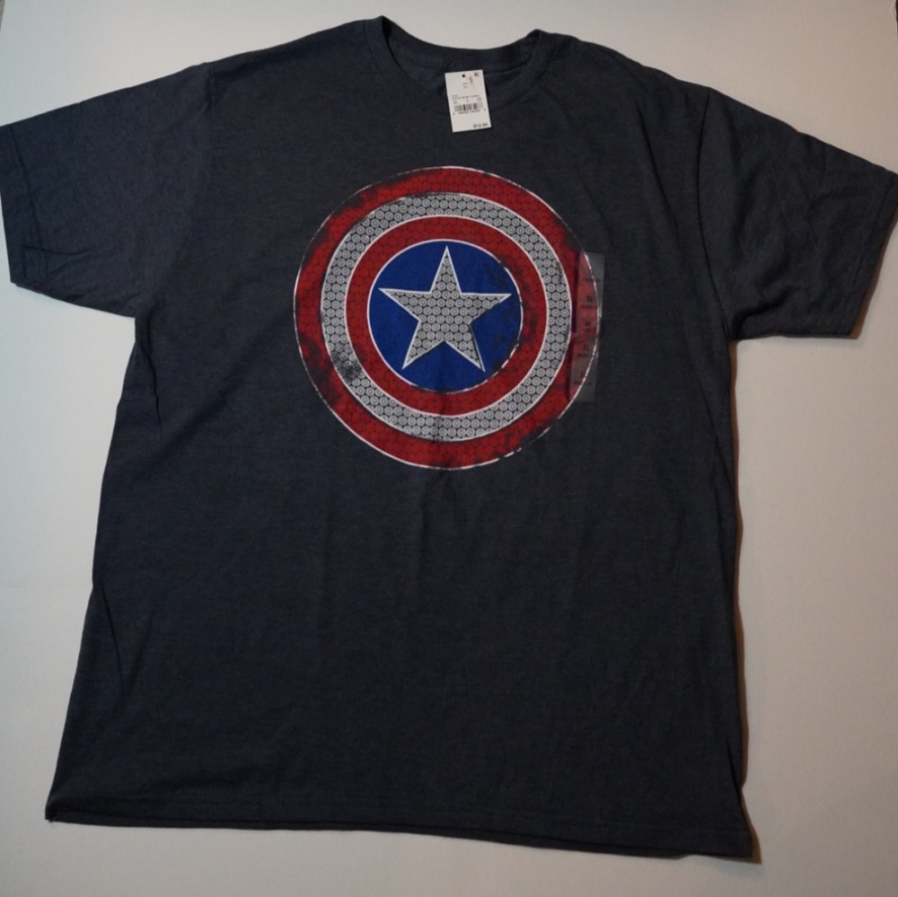 Marvel Captain America Graphics T-Shirt Size XL